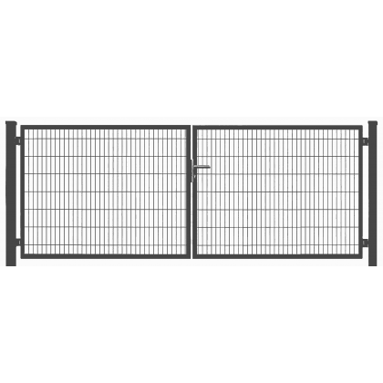 Brama panelowa 400x150 cm do ogrodzeń panelowych