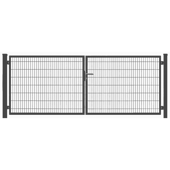 Brama panelowa 400x150 cm do ogrodzeń panelowych