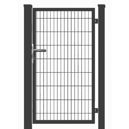 Furtka metalowa antracyt 100x170 cm