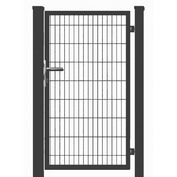 Furtka metalowa antracyt 100x170 cm