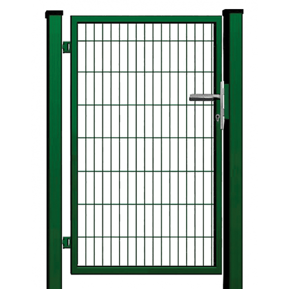 Porządna furtka do paneli zielona RAL6005