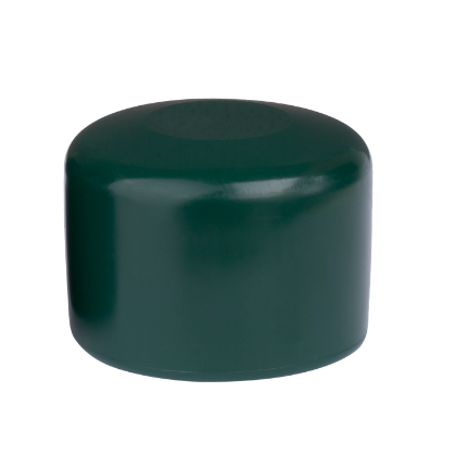 Daszek okrągły zielony na słupek 42mm