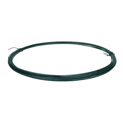 Drut naciągowy ocynkowany i powlekany pcv zielony 2.5/3.6mm 50mb