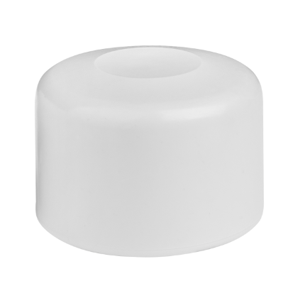 Daszek okrągły szary na słupek 48mm